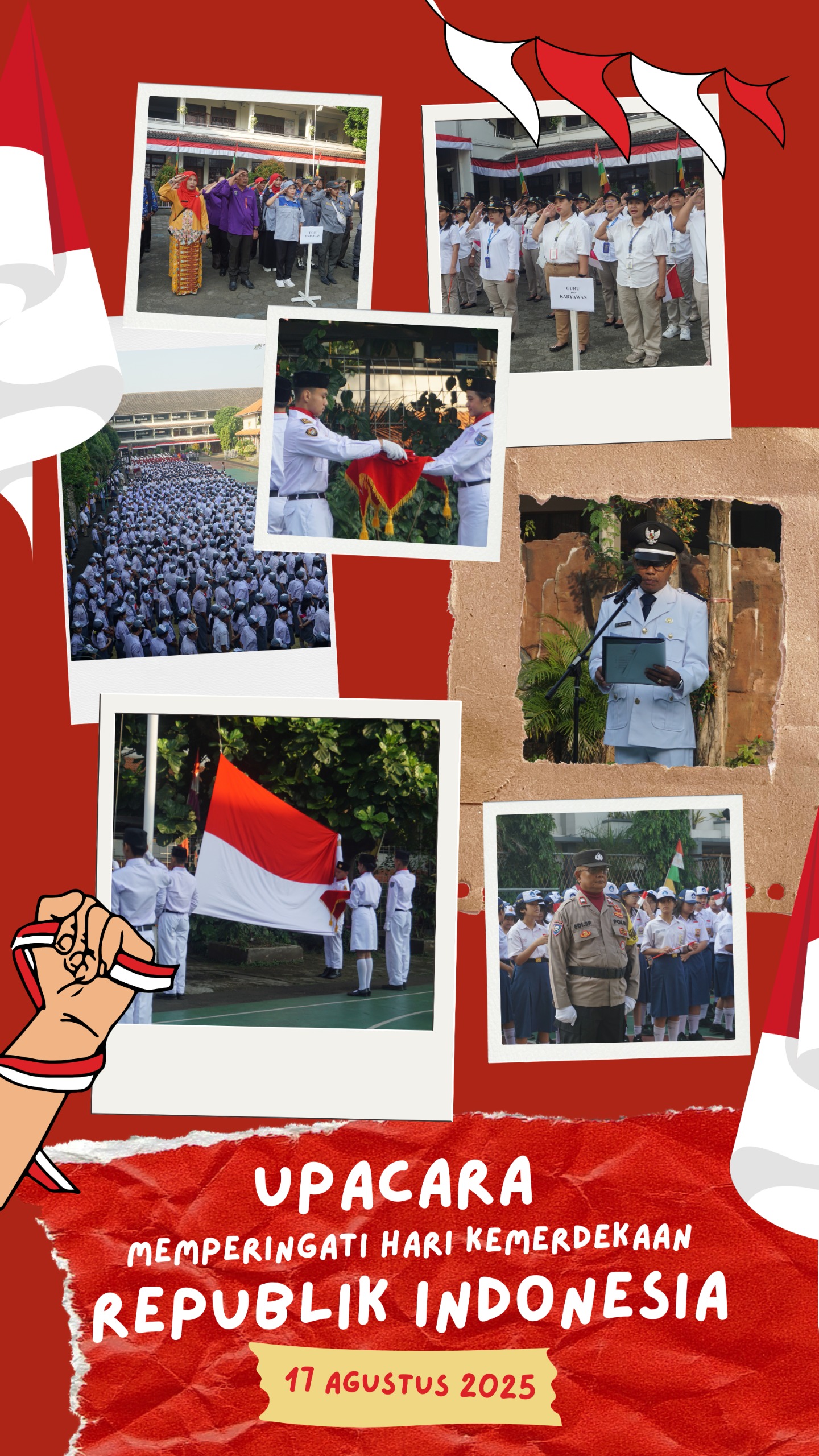 Upacara Memperingati Hari Kemerdekaan Republik Indonesia